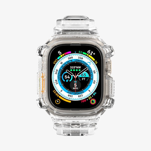 ACS05460 - Apple Watch Series (Apple Watch (49mm)) in matte black showing the front